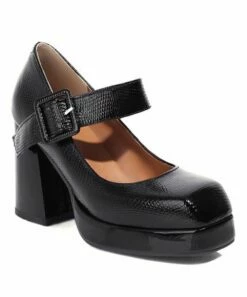 Top 10 ⌛ BUTITI Black Buckle-Strap Block-Heel Platform Pump - 👩 Women 🌟 -BUTITI Shop zu96831451 alt 2 tm1623432617
