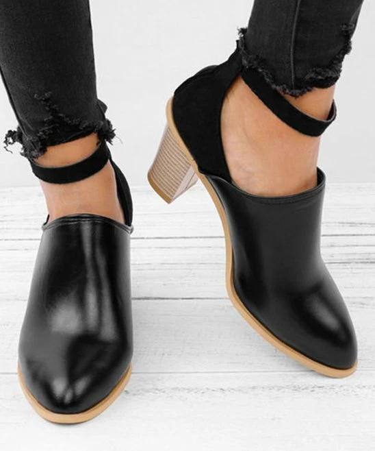 Best Sale ๐งจ BUTITI Black Ankle-Strap Block-Heel Pump - ๐ฉ Women โ๏ธ 2 Best Sale ๐งจ BUTITI Black Ankle-Strap Block-Heel Pump - ๐ฉ Women โ๏ธ - Image 2