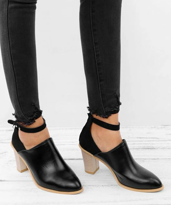 Best Sale ๐งจ BUTITI Black Ankle-Strap Block-Heel Pump - ๐ฉ Women โ๏ธ 3 Best Sale ๐งจ BUTITI Black Ankle-Strap Block-Heel Pump - ๐ฉ Women โ๏ธ - Image 3