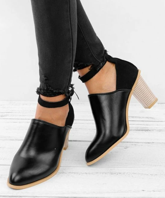 Best Sale ๐งจ BUTITI Black Ankle-Strap Block-Heel Pump - ๐ฉ Women โ๏ธ 1 Best Sale ๐งจ BUTITI Black Ankle-Strap Block-Heel Pump - ๐ฉ Women โ๏ธ