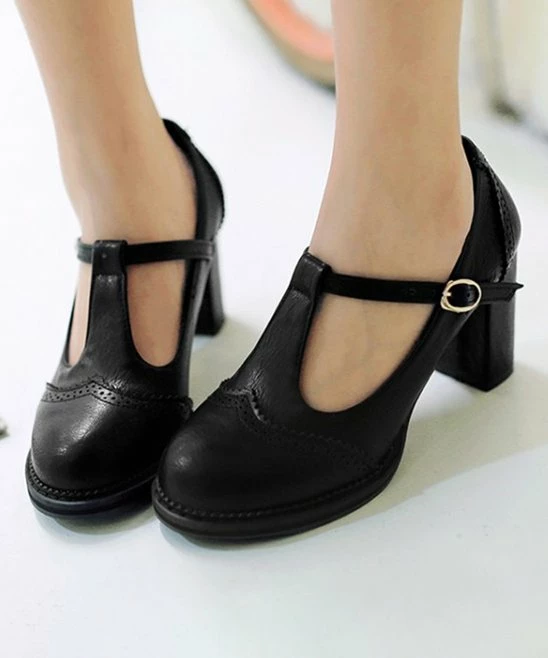 Cheapest โค๏ธ BUTITI Black T-Strap Pump - ๐ฉ Women ๐ 1 Cheapest โค๏ธ BUTITI Black T-Strap Pump - ๐ฉ Women ๐
