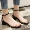 Cheapest 🎉 BUTITI Black & Clear Ankle-Wrap 🩴 Sandal - 👩 Women ⌛