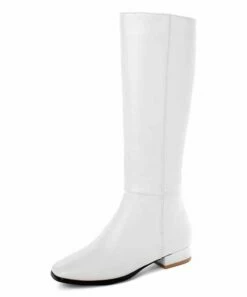 Top 10 🧨 BUTITI White Zip Patent Boot - 👩 Women 🔥 -BUTITI Shop zu98581024 alt 2 tm1628713395
