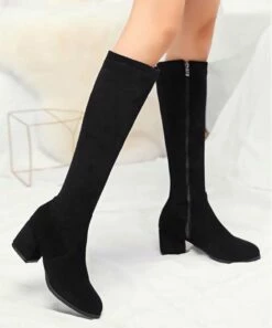 Best deal ๐ BUTITI Black Block-Heel Knee-High Boot - ๐ฉ Women ๐
