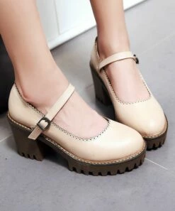 Brand new 💯 BUTITI Apricot Eyelet-Trim Mary Jane - 👩 Women 🔥