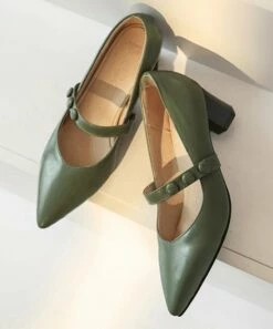 Best deal โ๏ธ BUTITI Green Pointed-Toe Mary Jane - ๐ฉ Women ๐
