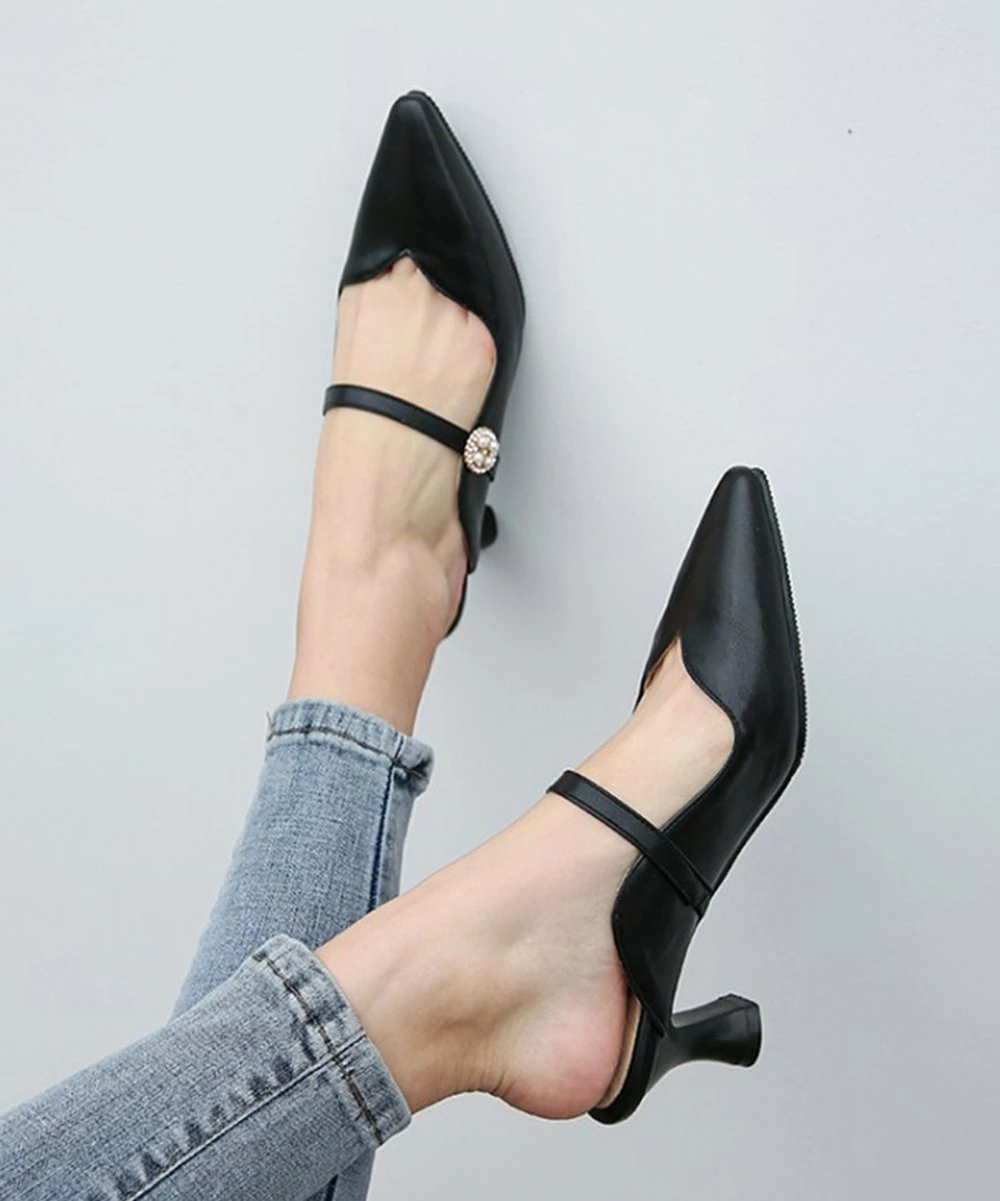 Discount ๐ฏ BUTITI Black Embellished-Strap Mule - ๐ฉ Women ๐ 1 Discount ๐ฏ BUTITI Black Embellished-Strap Mule - ๐ฉ Women ๐