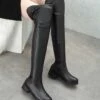 Top 10 💯 BUTITI Black Strap Over-the-Knee Boot - 👩 Women 😉